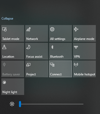 Select Connect - Cast to Firestick from PC