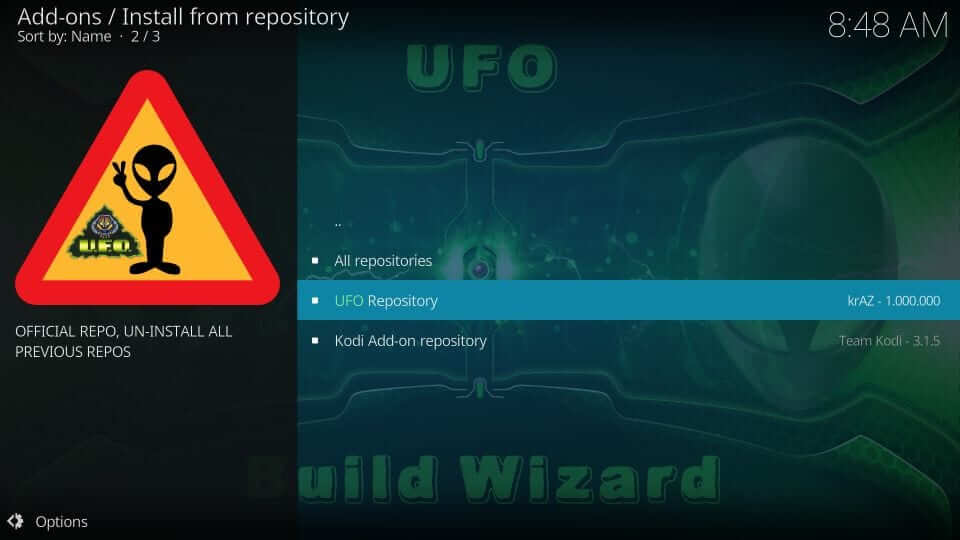Select UFO Repo