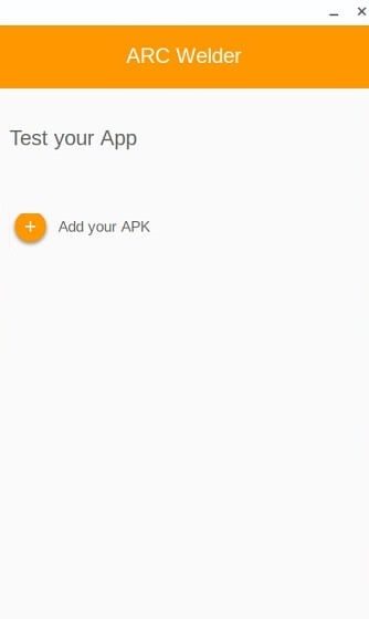 Select Add your Apk