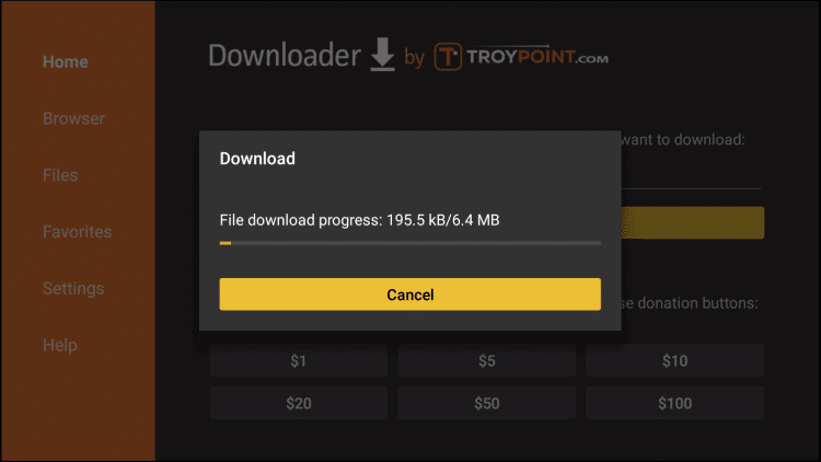 TiviMate Downloading