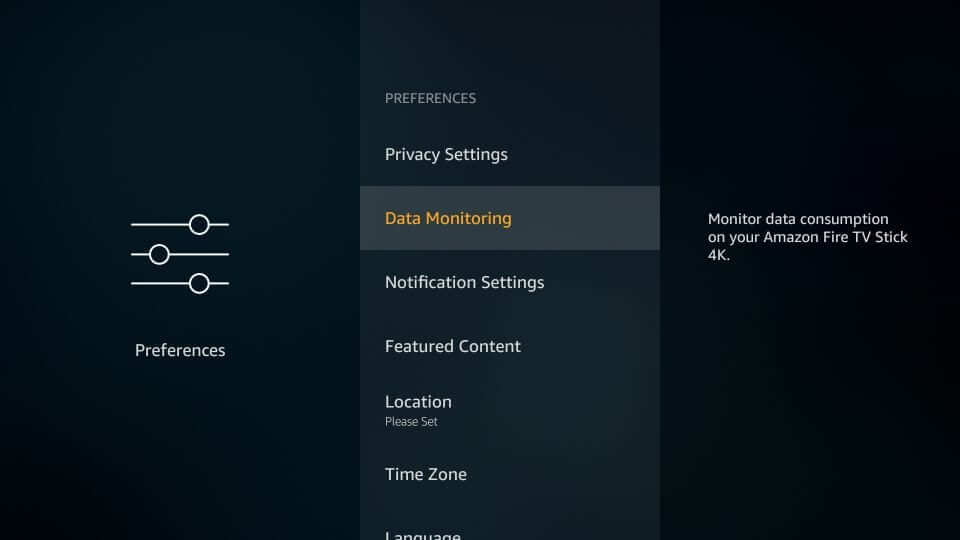 Data Monitoring - Best Firestick Settings