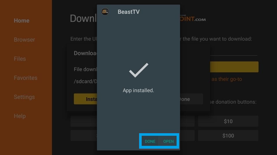 Install Beast TV IPTV on Firestick
