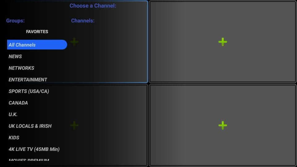 Choose Channels