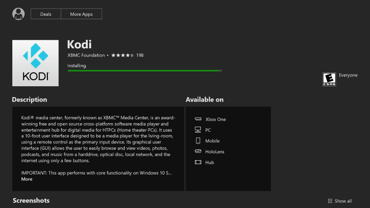 Installing Kodi on Xbox