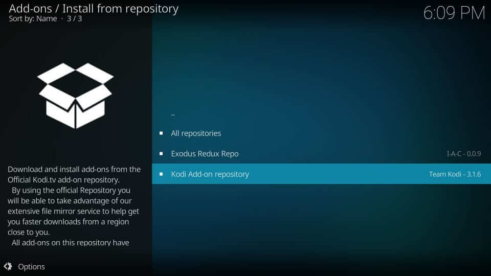 Kodi Addon Repository - XUMO Addon on Kodi