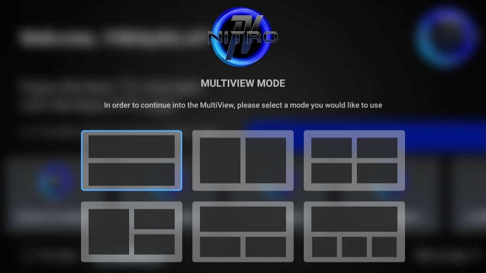 Nitro TV IPTV - MultiView Mode