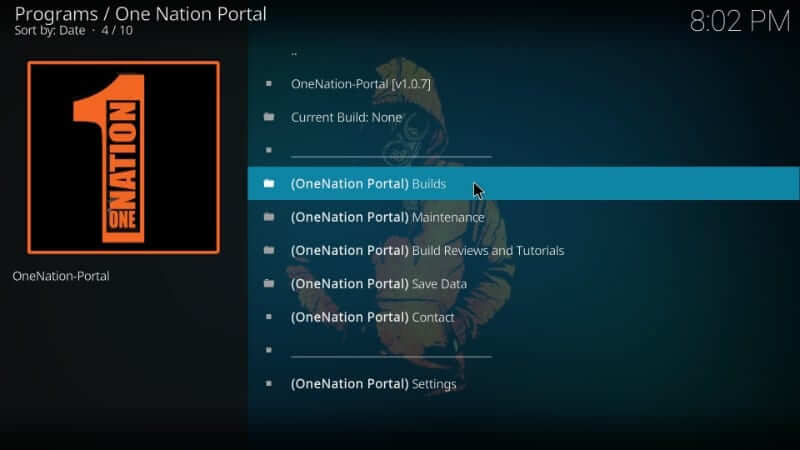 OneNation Portal Builds