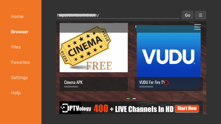 Select Vudu for Fire TV