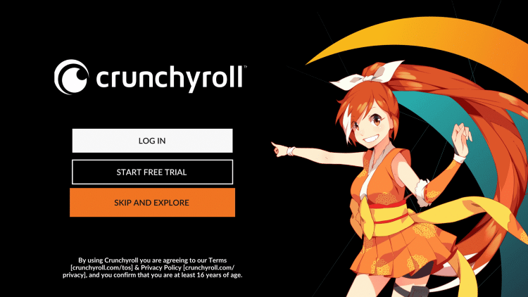 Crunchyroll sign in