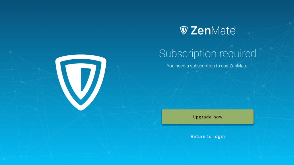 Upgrade Now - ZenMate VPN for Firestick