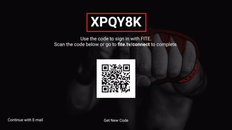 note down the activation code