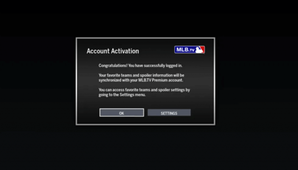 click on to watch MLB on Firestick