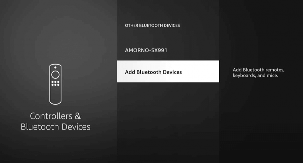 Add Bluetooth Devices - connect keyboard to firestick