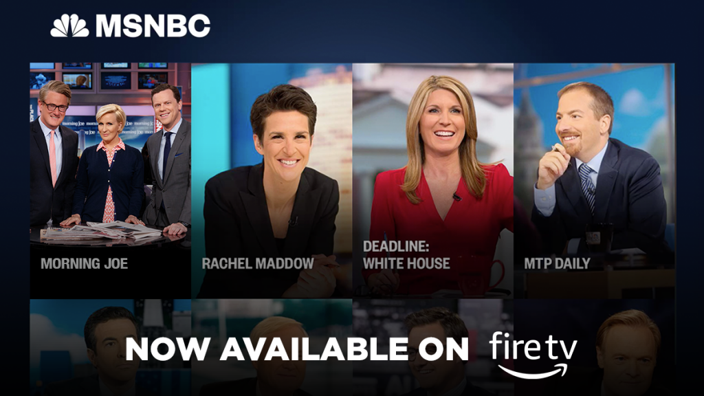 MSNBC app now available on Fire TV 