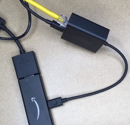 unplug the router cable on Firestick
