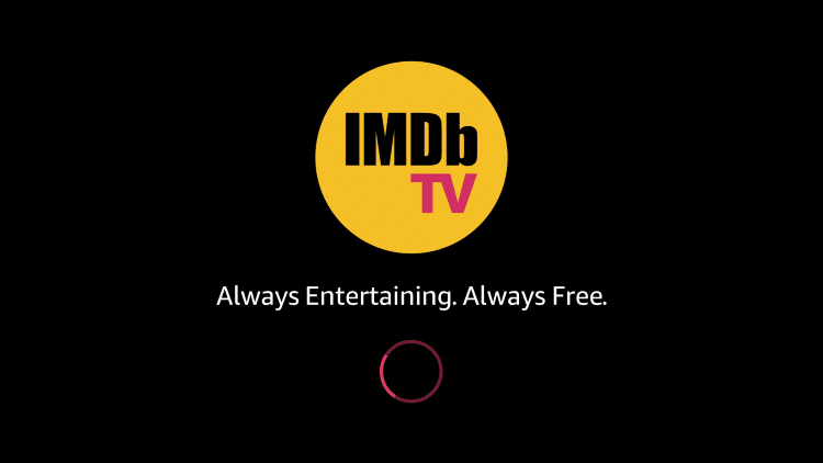 Opening IMDb TV app on Firestick