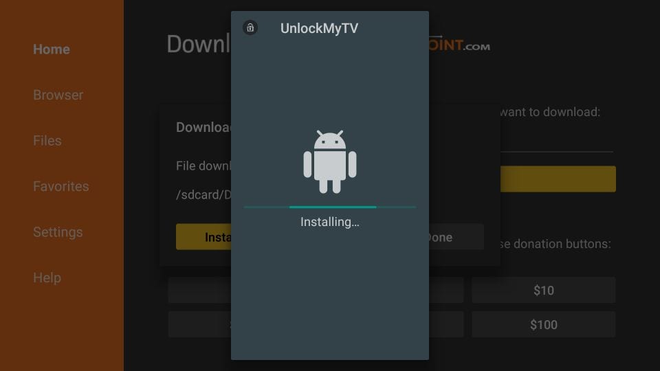 install UnlockMyTV Apk on Firestick