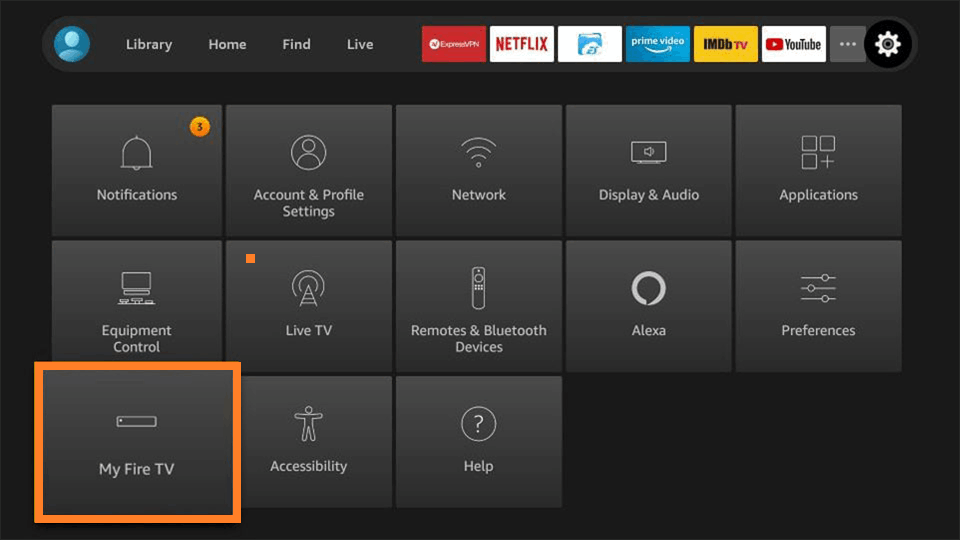 select My Fire TV