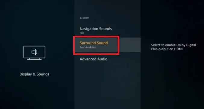 Tap Surround sound