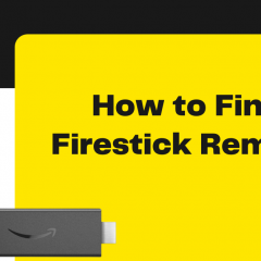 How to Find Lost Firestick Remote