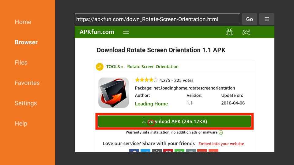 tap download APK 295.17KB