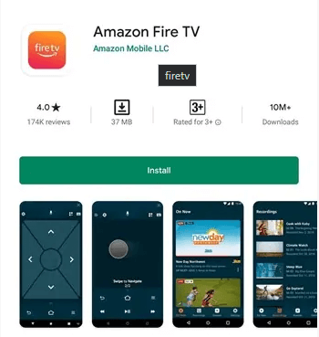 Install Amazon Fire TV. 
